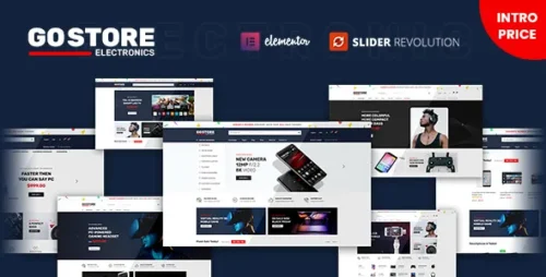 GoStore Theme GPL v1.3.6 – Elementor WooCommerce WordPress Websites
